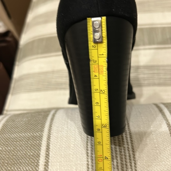 Black open toe booties - Picture 6 of 6